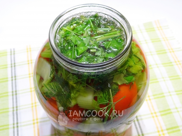 Залить помидоры рассолом