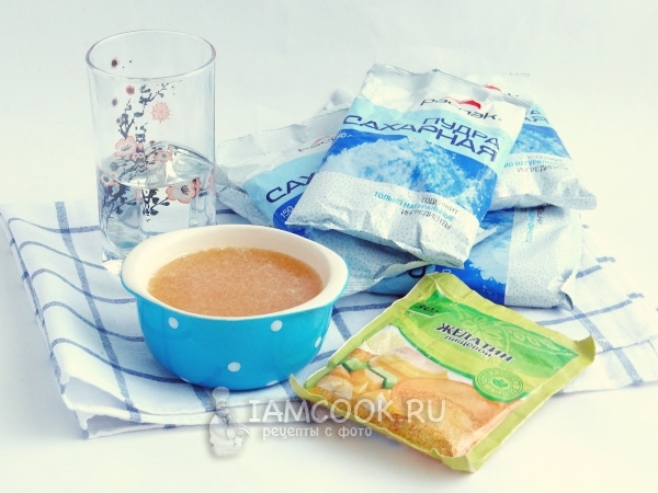 Ингредиенты для медовой мастики в домашних условиях