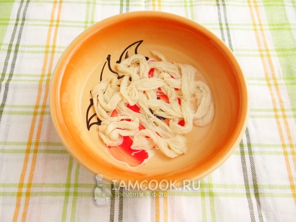 Черева в тарелке