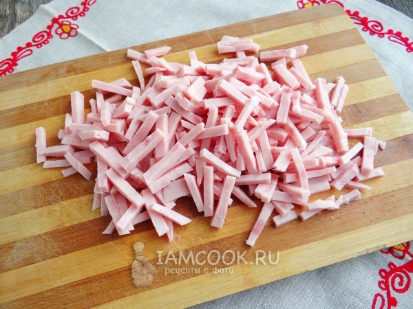 Порезать ветчину