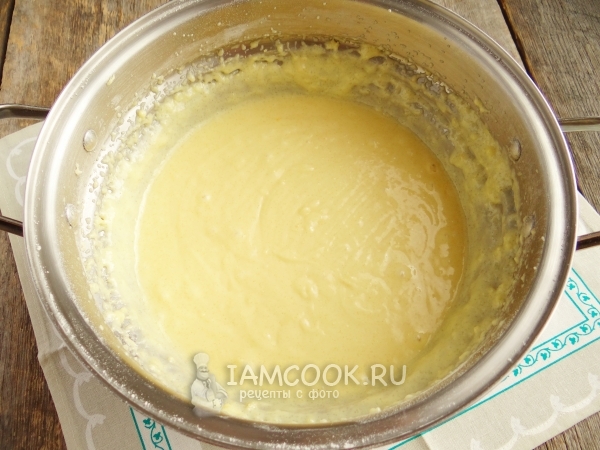 Взбить тесто до однородности