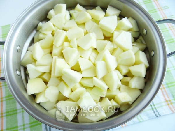 Порезать яблоки