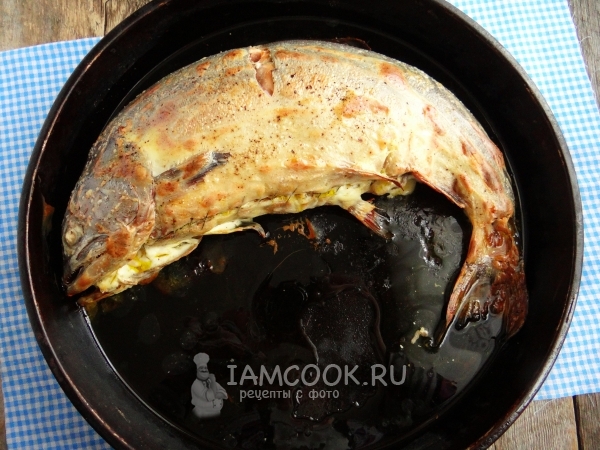 Запечь рыбу в духовке