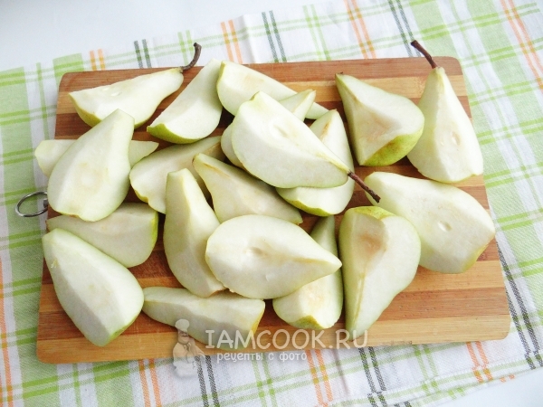 Почистить груши