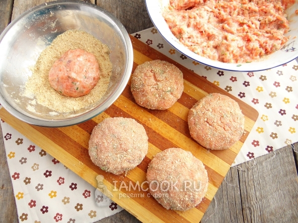 Сформировали котлеты