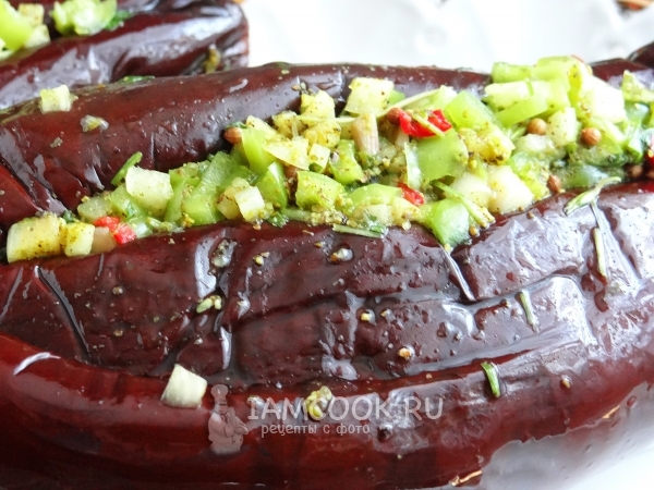 Готовые печеные баклажаны по-армянски на зиму