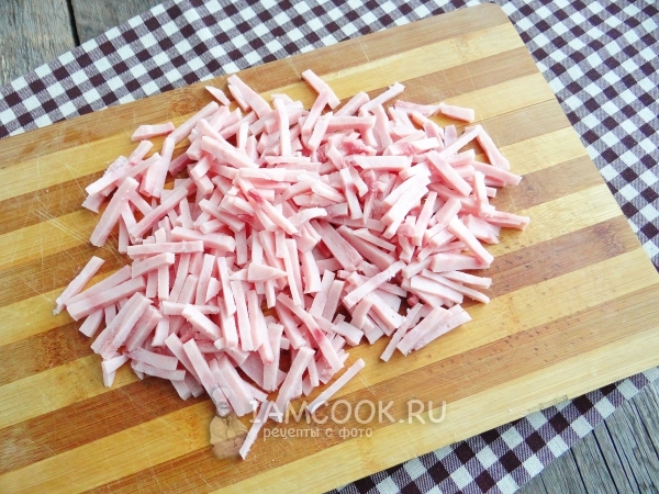 Порезать ветчину