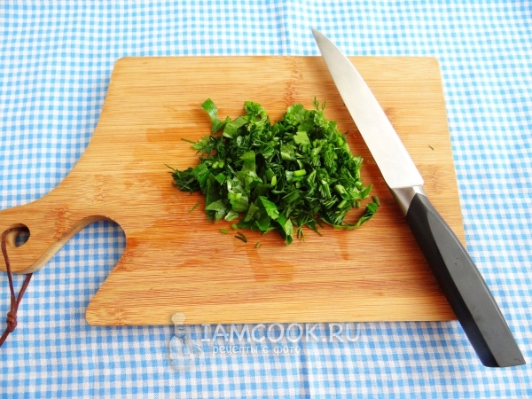 Порезать зелень
