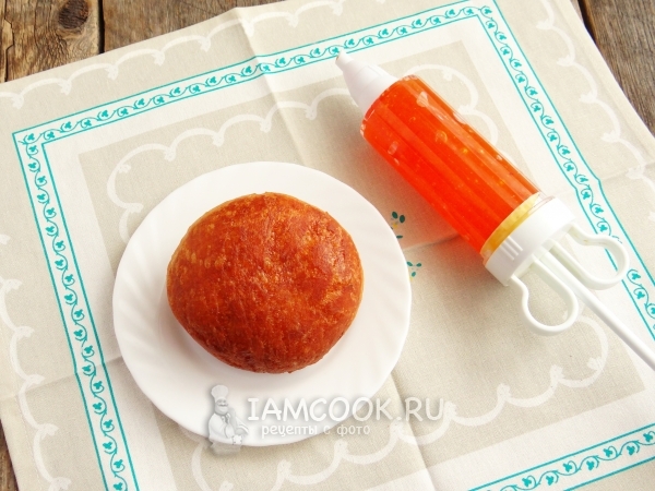 Наполнить пончики джемом