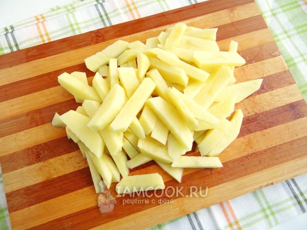 Порезать картофель