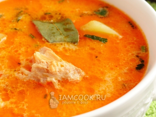 Суп с горбушей