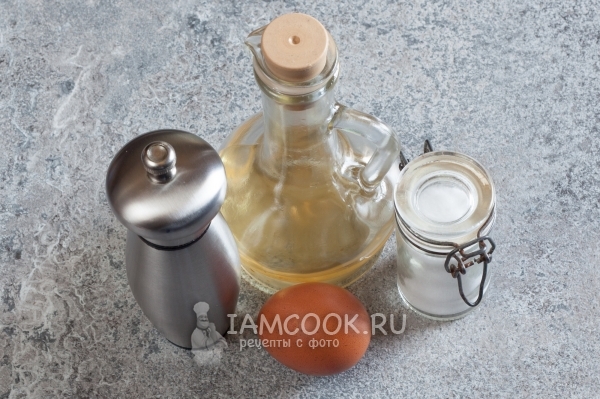 Ингредиенты для яйца фри