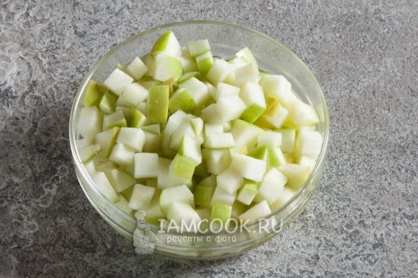 Порезать яблоки