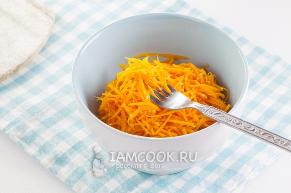 Фото салата из тыквы с медом