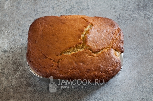 Банановый кекс на кефире