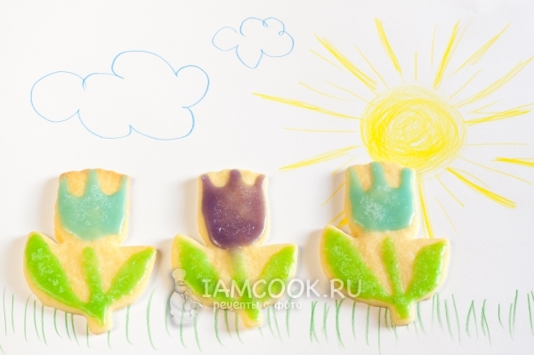 Фото печенья с глазурью