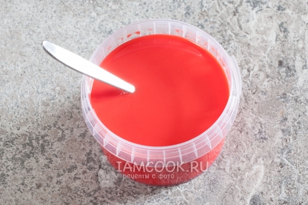 Разогреть зеркальную глазурь