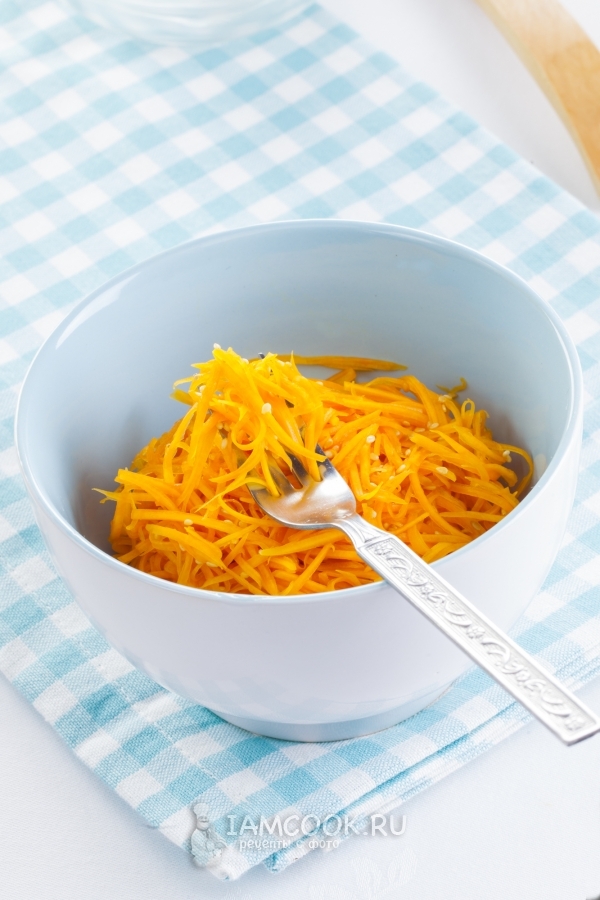 Рецепт салата из тыквы с медом