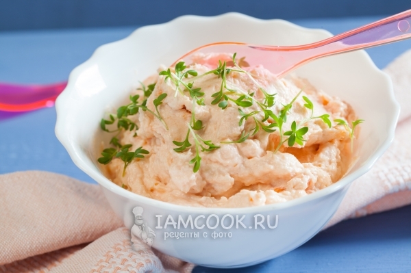 Рецепт творога с лососем