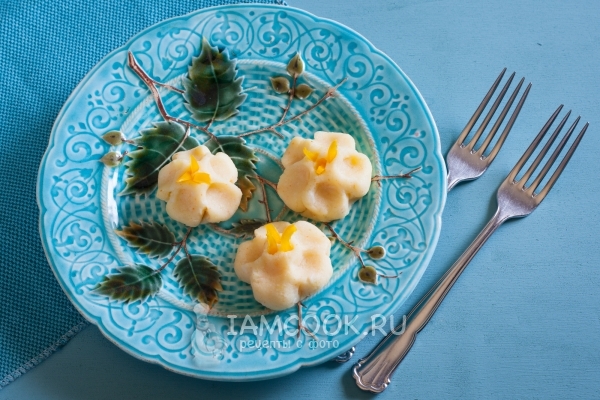 Рецепт закуски «Картошка с крабовыми палочками»