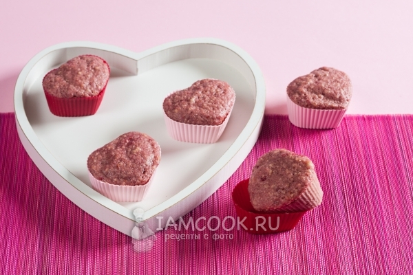 Фото маффинов в микроволновке