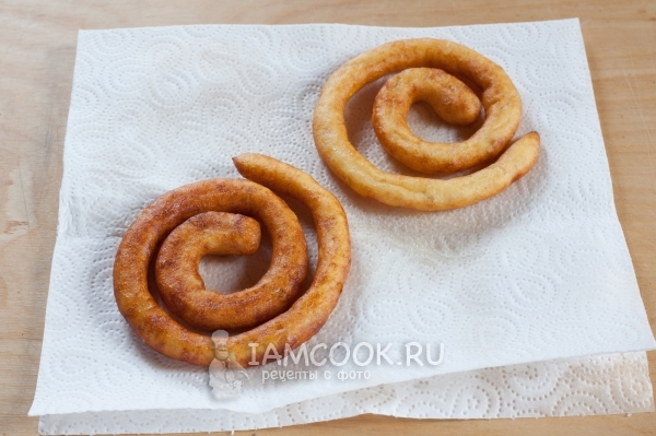 Рецепт картофельных спиралей в масле