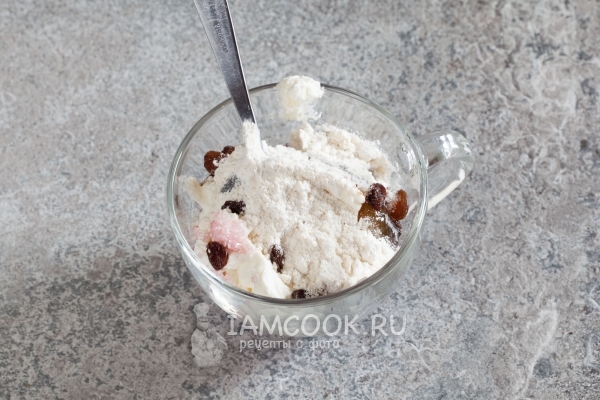 Соединить компоненты для кекса