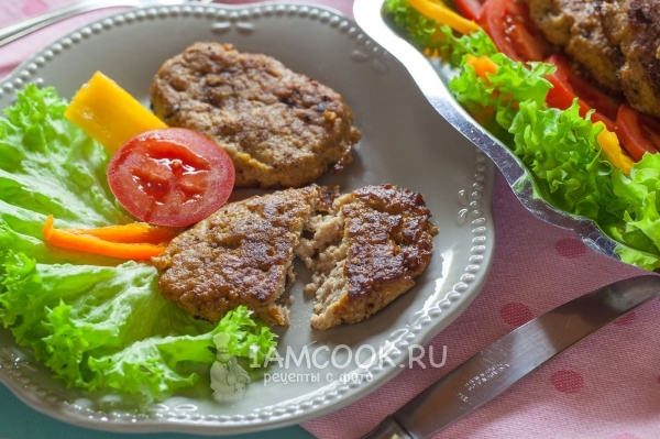 Рецепт оладий из куриного фарша