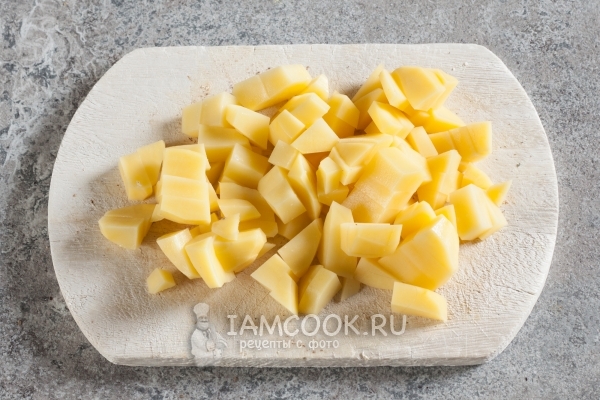 Порезать картофель