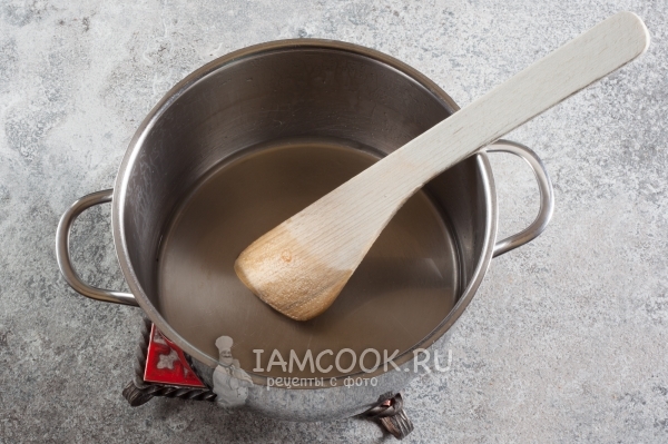 Нагреть желатин