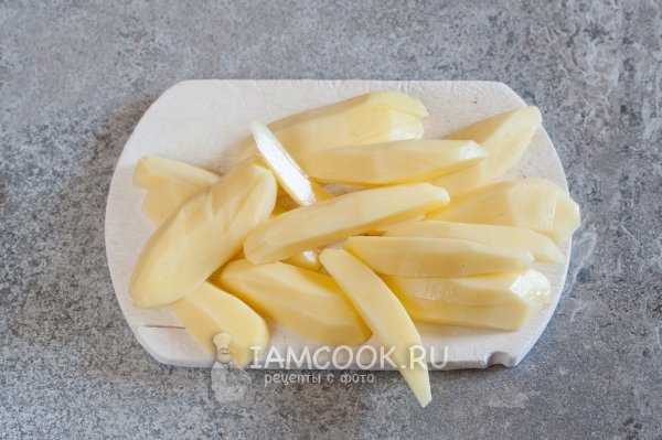 Порезать картофель