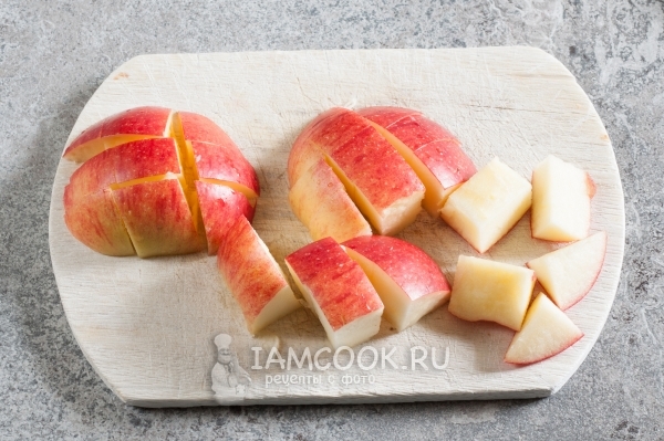 Порезать яблоко