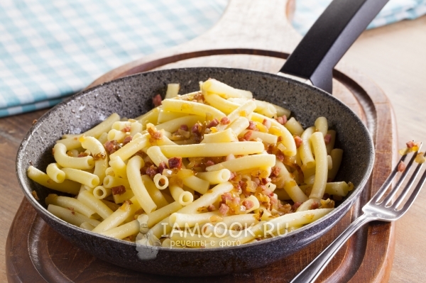 Фото макарон с беконом