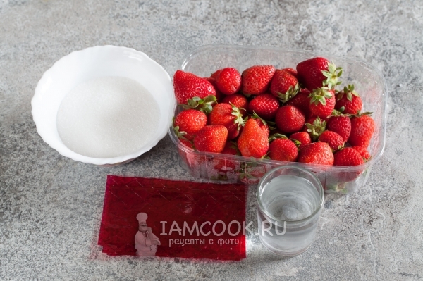 Ингредиенты для клубничного кули