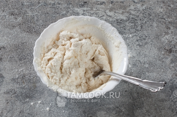 Соединить ингредиенты для теста