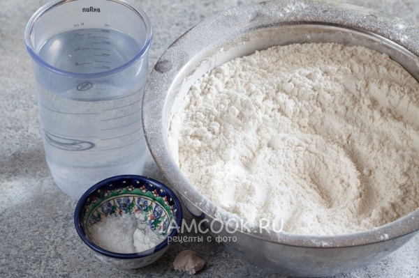 Ингредиенты для классического теста для пиццы