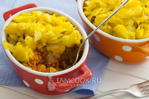 Рецепт картошки с рыбной консервой