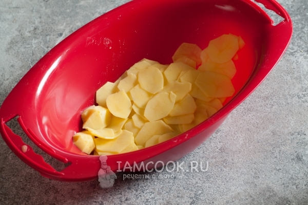 Порезать картофель