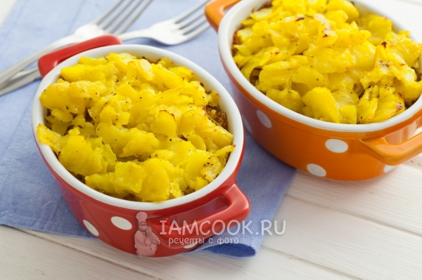 Фото картошки с рыбной консервой