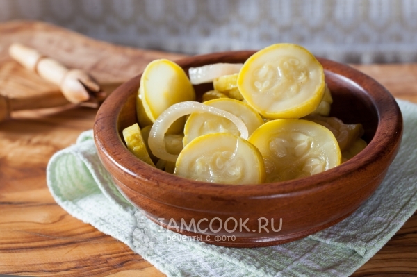 Рецепт кисло-сладких кабачков