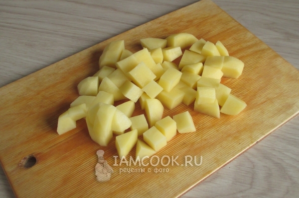 Порезать картофель