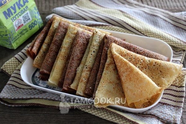 Фото блинов из нутовой муки