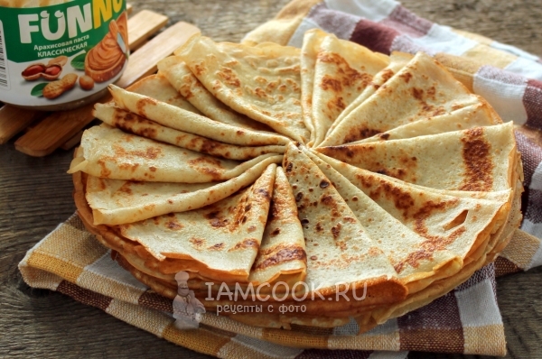 Фото арахисовых блинов