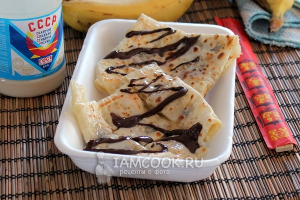 Рецепт тайских блинчиков с бананом
