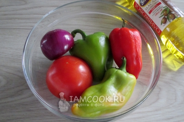 Ингредиенты для овощей в горшочке, запеченных в духовке