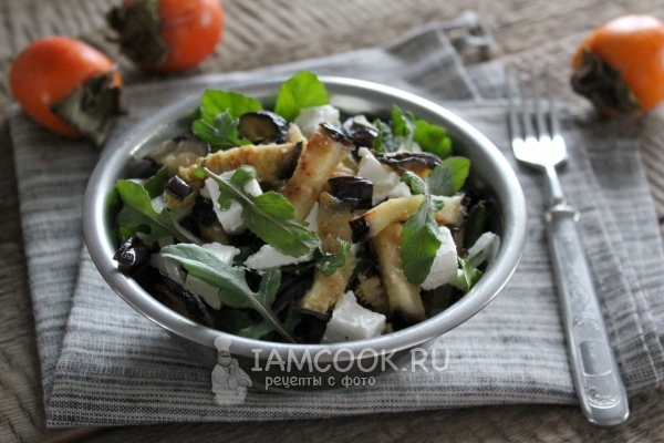 Рецепт салата из жареных баклажанов