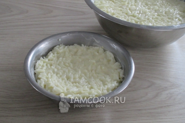 Закрыть мясо рисом