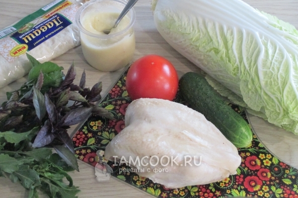 Ингредиенты для диетической шаурмы в домашних условиях
