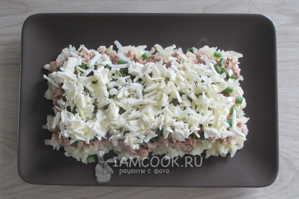 Посыпать тертым сыром