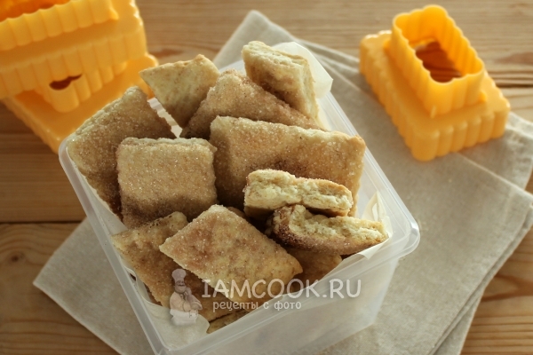 Рецепт постного песочного печенья